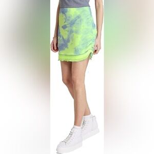 Wild Fable Tie Dye Ruched Skirt